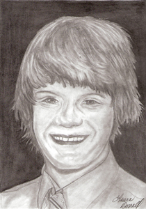 A Boy's Portrait - Pencil